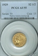 1929 $2.50 AU55
