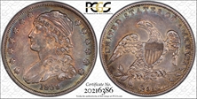 1838 25C Capped Bust N1