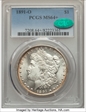 1891-O $1 MS64+ 