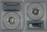 1950 10C PR67CAM