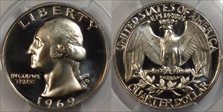 1969-S 25C PR69CAM