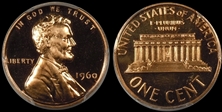 1960 1C Small Date PR67CAM