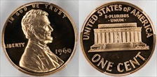 1960 1C Small Date PR68DCAM