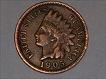 1905 1C Indian Head Cent XF+