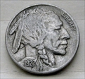 1927 5C Buffalo Nickel VF