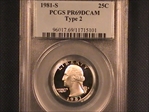 1981-S 25C Type 2 PR69DCAM