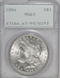 1886 $1 MS63