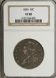 1834 50C Large Date, Large Letter 