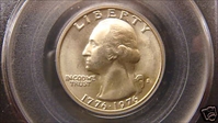 1976-S 25C Silver MS67