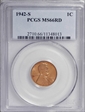 1942-S 1C MS66RD