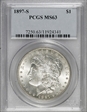 1897-S $1 MS63