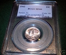 1942 10C MS66