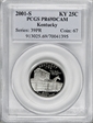 2001-S 25C Kentucky PR69DCAM