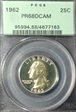 1962 25C PR68DCAM