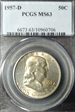 1957-D 50C MS63