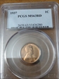 1937 1C MS63RD