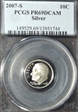 2007-S 10C Silver PR69DCAM