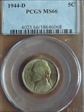 1944-D 5C MS66