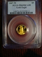 2007-W $5 Gold Eagle PR69DCAM