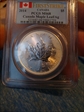 2014 $5 Maple Leaf/Ag-1st Strike MS68