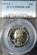 1973-S 25C PR69DCAM