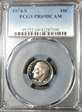 1974-S 10C PR69DCAM
