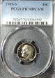 1985-S 10C PR70DCAM