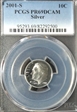 2001-S 10C Silver PR69DCAM