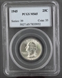 1945 25C MS65