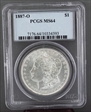 1887-O $1 MS64