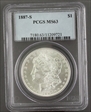 1887-S $1 MS63