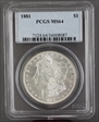 1881 $1 MS64