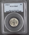 1944-S 5C MS65