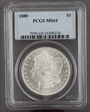 1880 $1 MS64