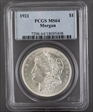 1921 $1 Morgan MS64