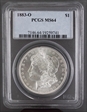 1883-O $1 MS64