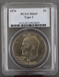 1976 $1 Type 2 MS65