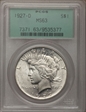 1927-D $1 MS63