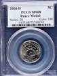 2004-D 5C Peace Medal MS68