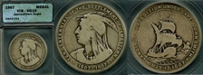 1907 SC$1 HK-344 Silver Jamestown Expo-Official Medal VG10