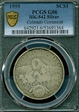 1959 SC$1 HK-542 Silver Colorado Centennial G6