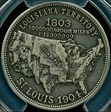 1904 SC$1 HK-299, Louisiana Purchase VF35