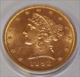 1892 $5 MS63