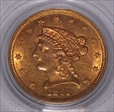 1861 $2.50 New Reverse AU55