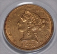 1873 $5 Open 3 AU55