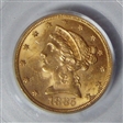 1885-S $5 MS62