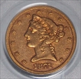1871-S $5 VF35