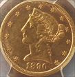 1890-CC $5 AU55