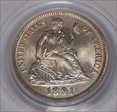 1891 10C MS65