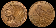 1909 $2.50 MS62